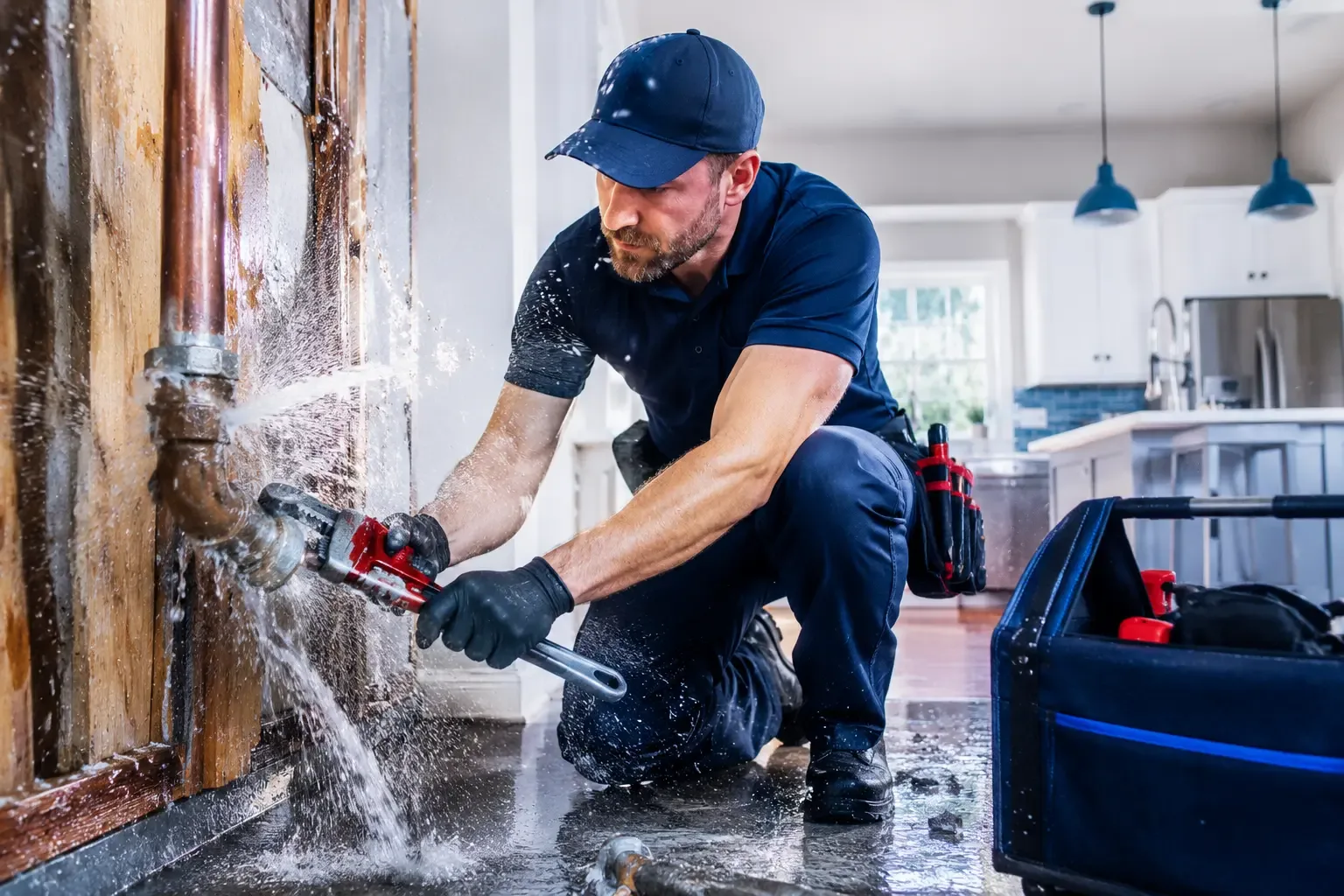 Emergency pipe repair in Michigan